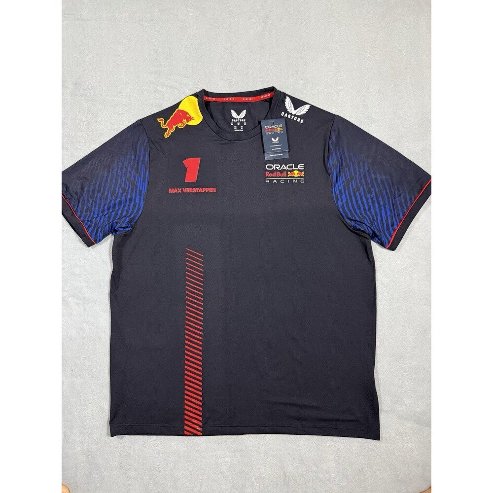 Oracle Red Bull Racing Max Verstappen #1 Castore F1 T-Shirt 3XL NWT Official